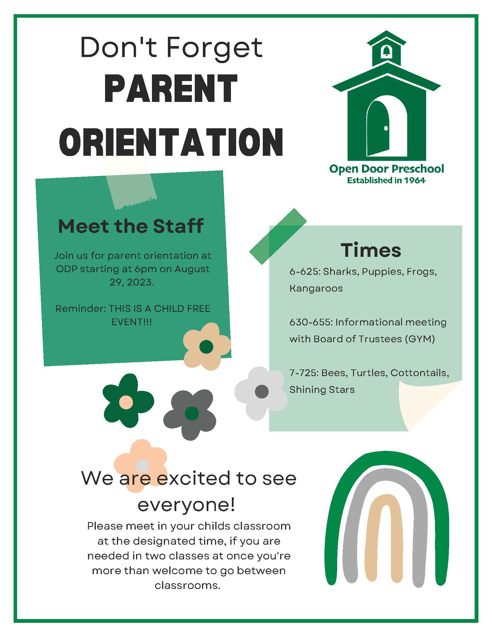 Open Door PreSchool – Preschool