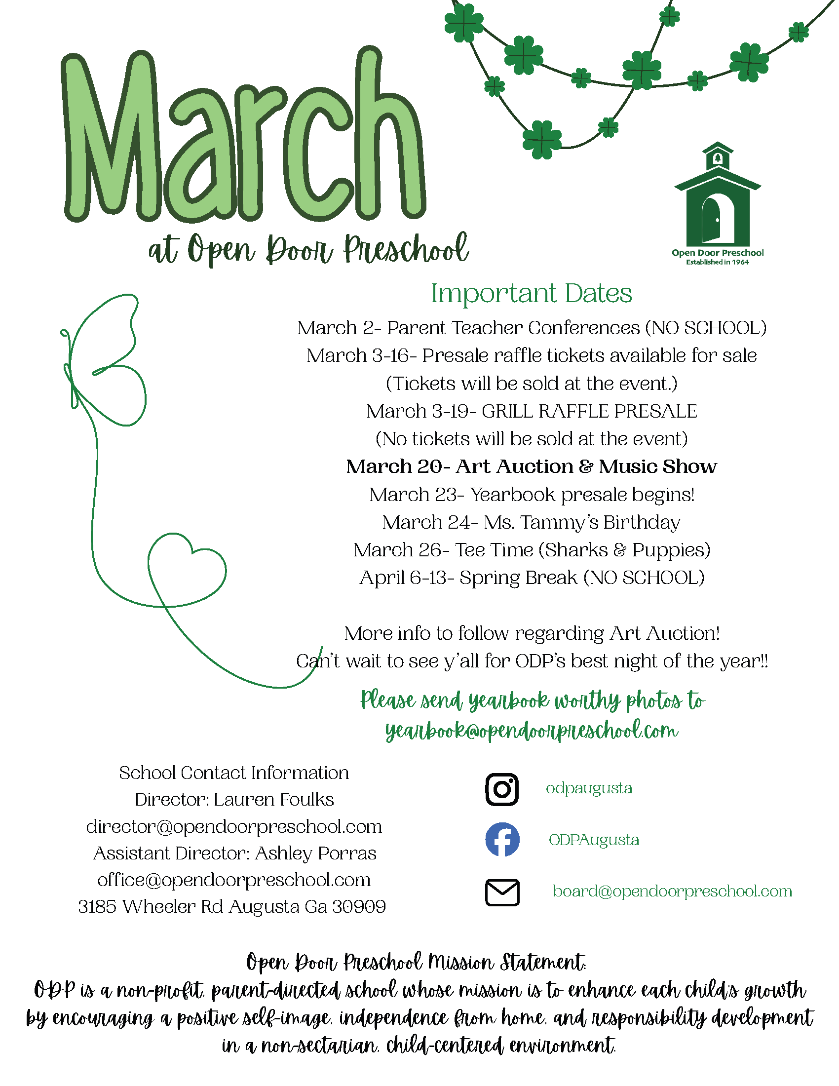 March 2026 Newletter